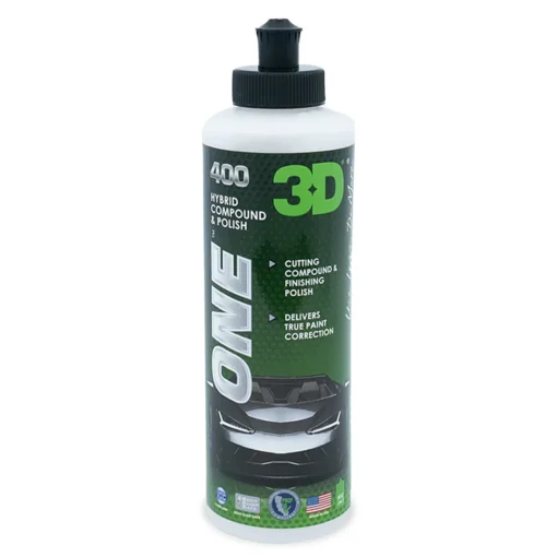 3D ONE kiillotusaine hionta ja viimeistely yhdellä tuotteella